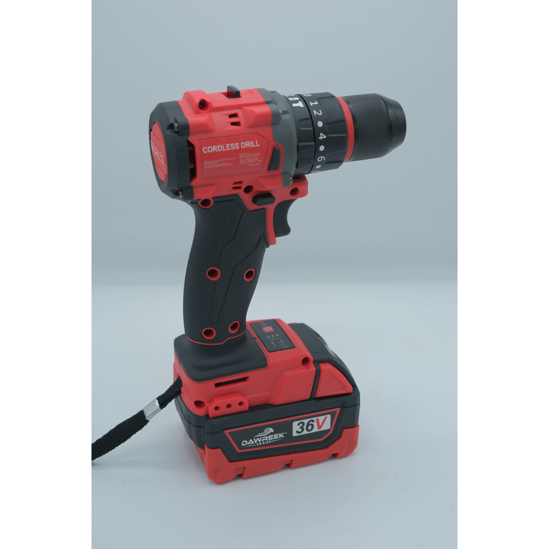 DAWREEK 36V Red Lithium Şarjlı Matkap