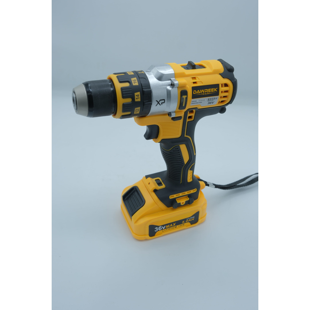 Dawreek Tech 36V 5.0Ah Li-Ion Akülü Darbeli Şarjlı Matkap